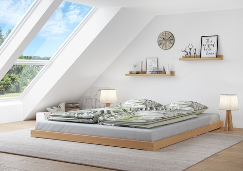 Letto pianale ribassato - letto,