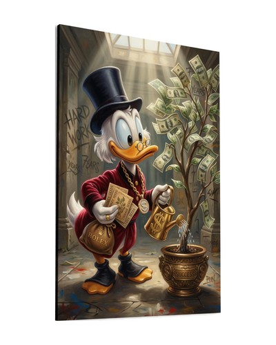 Quadro tela dagobert duck - quadro,