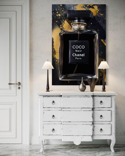 Bottiglia profumo tela - , quadro
