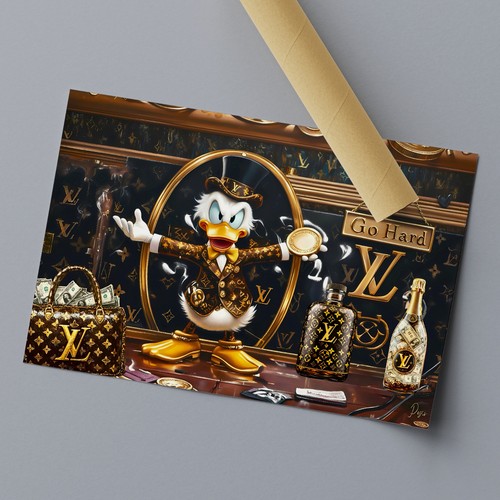 Poster dagobert duck pop - poster,