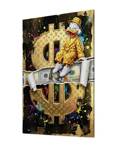 Quadro tela dagobert duck - su,