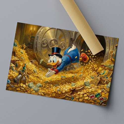 Poster dagobert duck pop - poster,