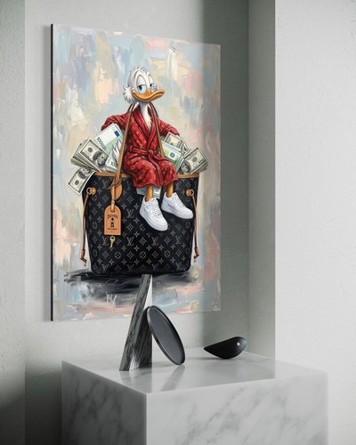 Quadro tela dagobert duck - tela,