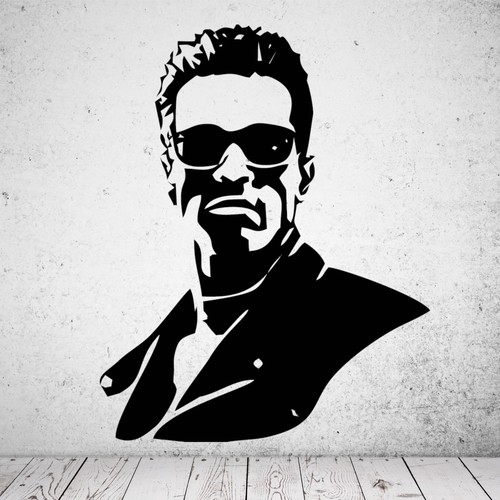 Adesivo murale terminator - adesivo,