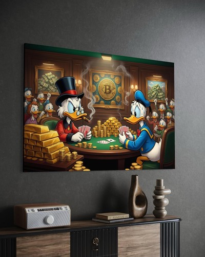 Quadro tela dagobert duck - tela,